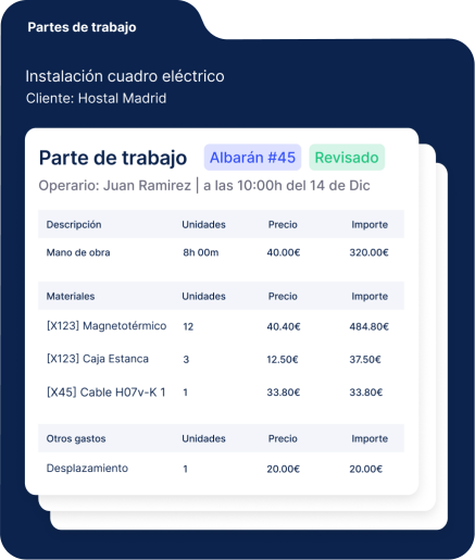 Seguimiento Partes De Trabajos Control Obras 2 Labory