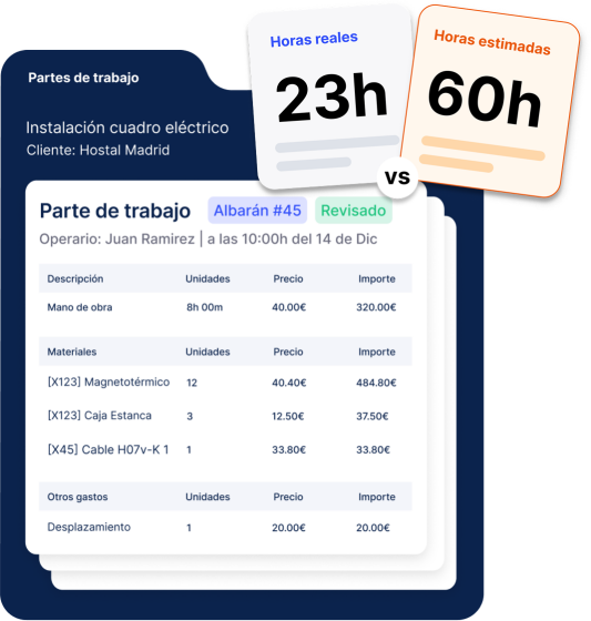 Seguimiento Partes De Trabajos Control Obras 2 Labory 33